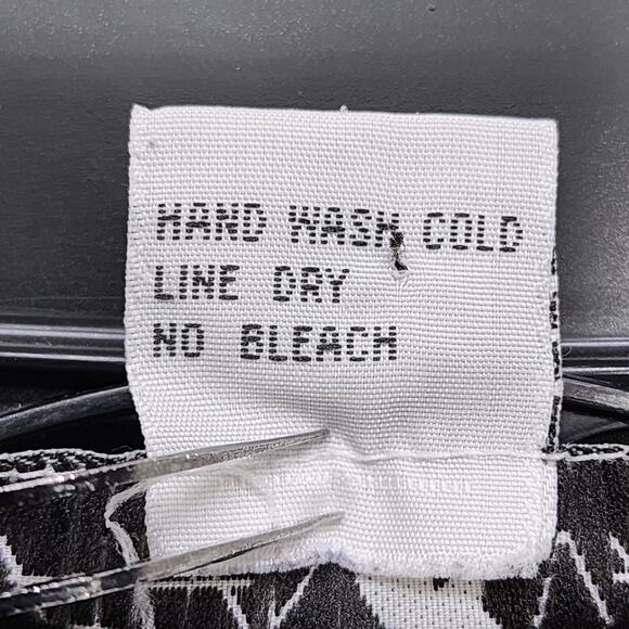 Vintage 80s Jonathan Martin Top Womens S Green Silk Sleeveless Button Up Preppy - Picture 6 of 9